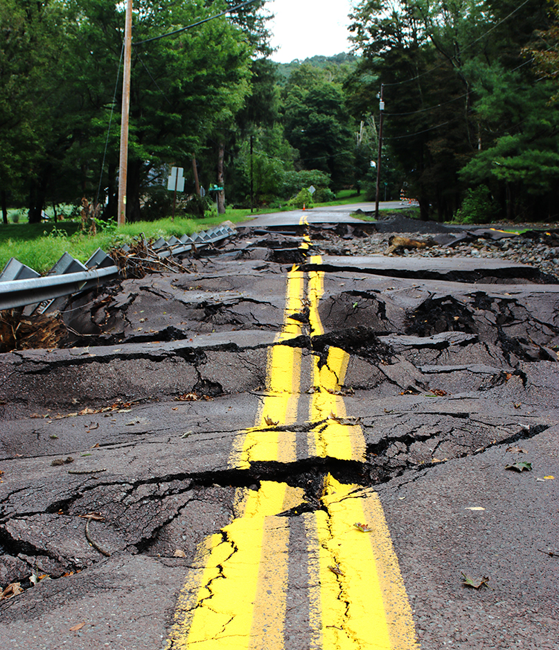 Defective roadways in North Carolina