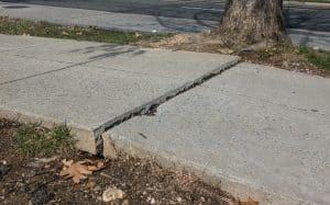 Repairing a Broken Sidewalk